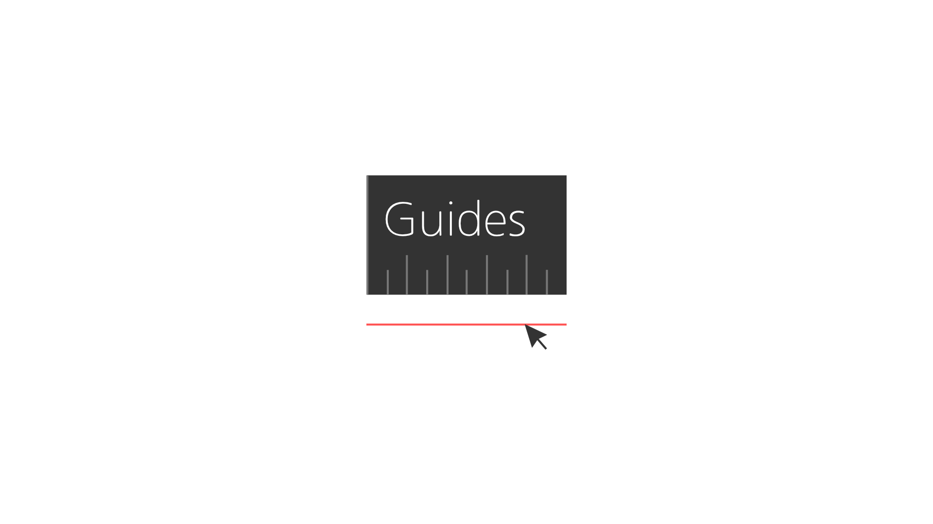 A Guides component that can draw ruler and manage guidelines.